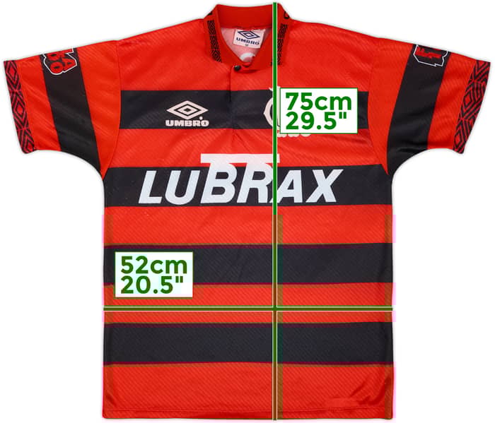 1993-94 Flamengo Home Shirt #8 - 8/10 - (M)