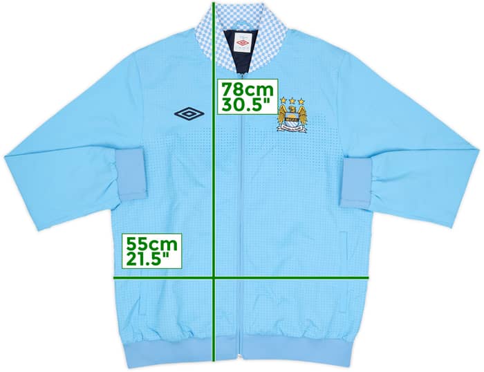 2012-13 Manchester City Umbro Track Jacket - 8/10 - (L)