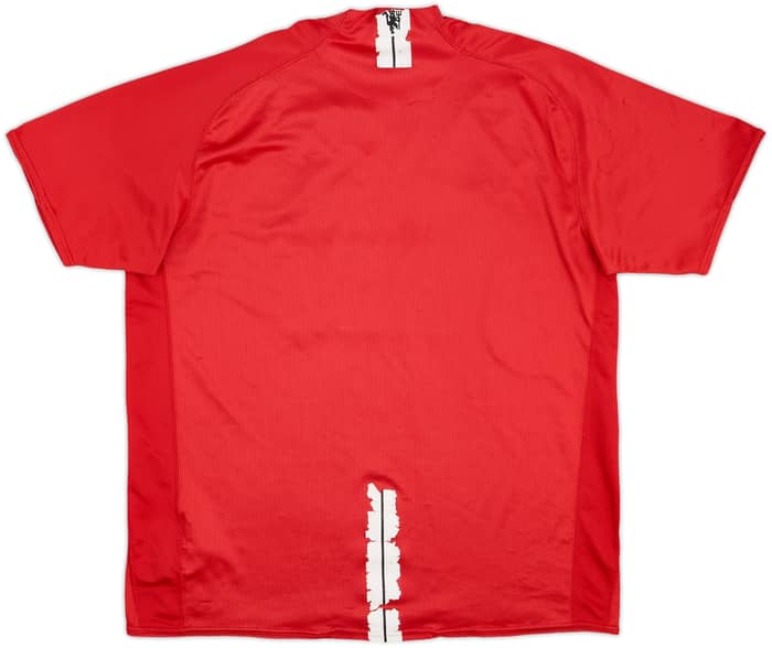 2007-09 Manchester United Home Shirt - 4/10 - (XL)