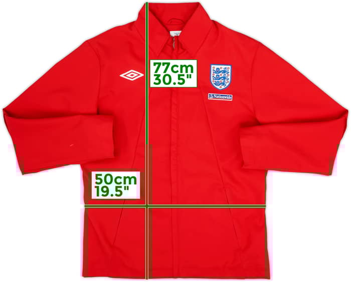 2010 England Umbro Track Jacket - 9/10 - (M)