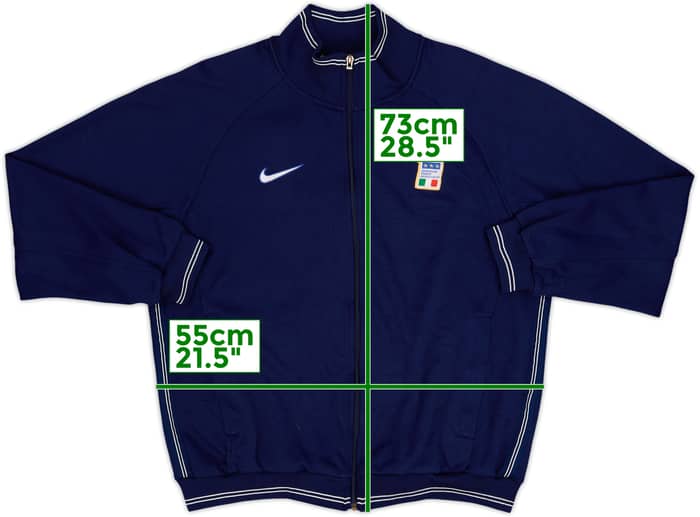 1996-97 Italy Nike Track Jacket - 8/10 - (M)