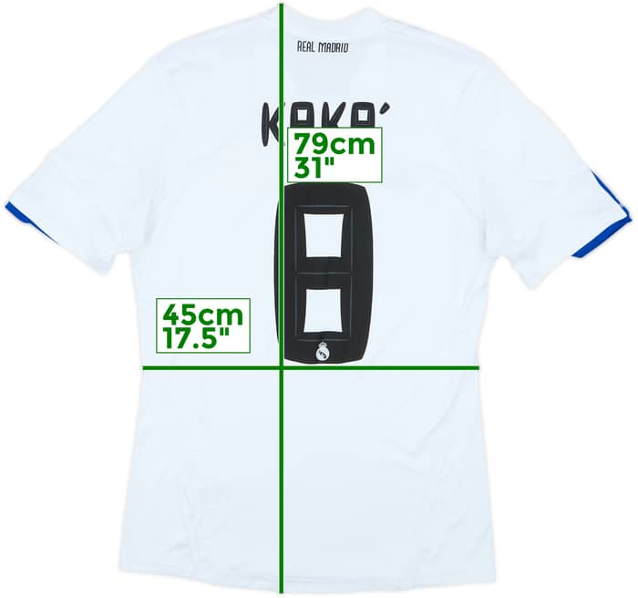 2010-11 Real Madrid Home Shirt Kaka #8 - 8/10 - (M)