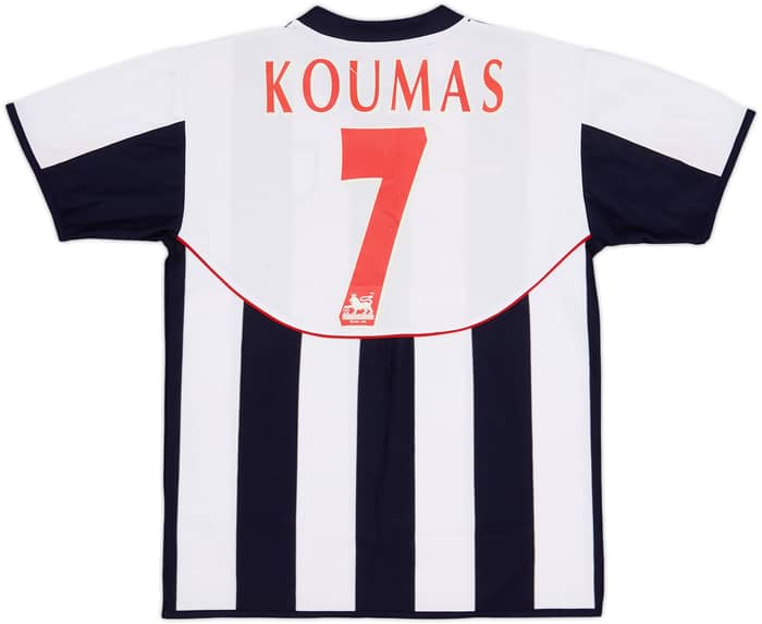2004-05 West Brom Home Shirt Koumas #7 - 6/10 - (S.Boys)