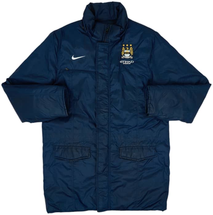 2013-14 Manchester City Nike Padded Bench Coat - 7/10 - (M)