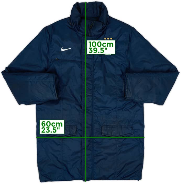 2013-14 Manchester City Nike Padded Bench Coat - 7/10 - (M)