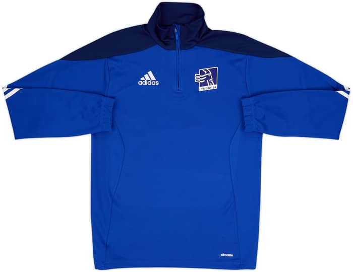 2016-17 Lyngby adidas Player Issue 1/4 Zip Drill Top #13 - 9/10 - (S)
