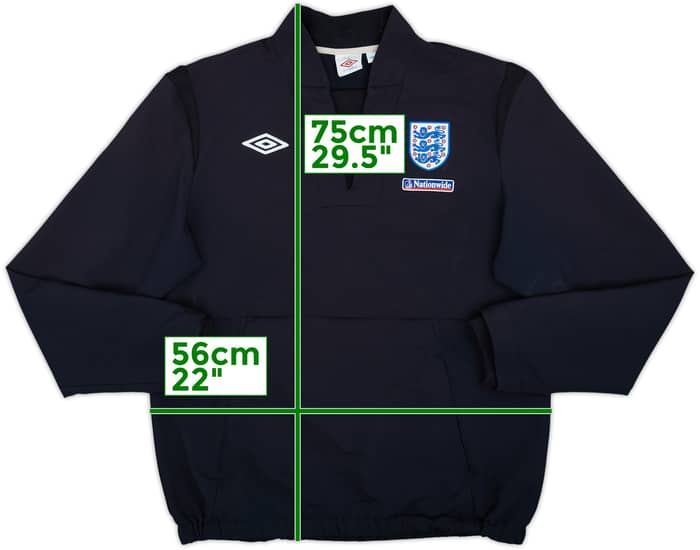 2010-11 England Umbro Drill Top - 8/10 - (L)