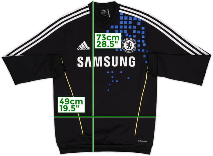 2011-12 Chelsea adidas Sweat Top - 9/10 - (M)