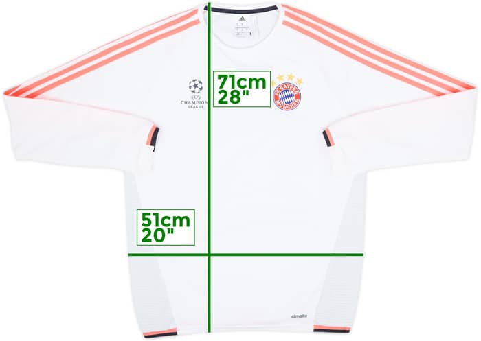 2015-16 Bayern Munich adidas CL Sweat Top - 8/10 - (M)