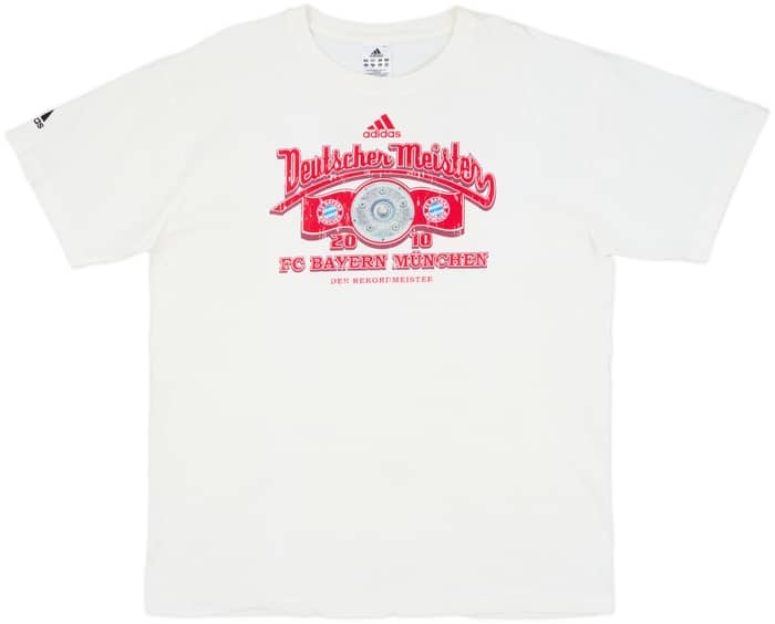 2010-11 Bayern Munich adidas Cotton Tee - 8/10 - (XL)