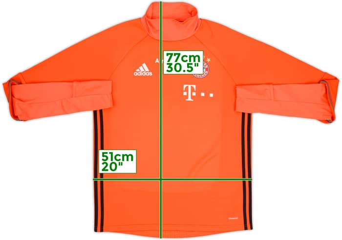 2016-17 Bayern Munich Player Issue adidas Drill Top #08 - 5/10 - (M)