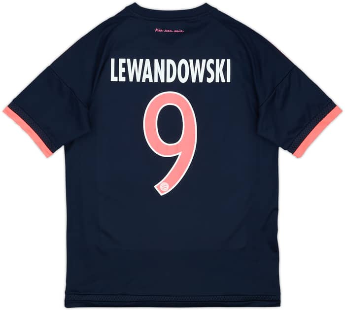 2015-16 Bayern Munich Third Shirt Lewandowski #9 - 10/10 - (XL.Boys)