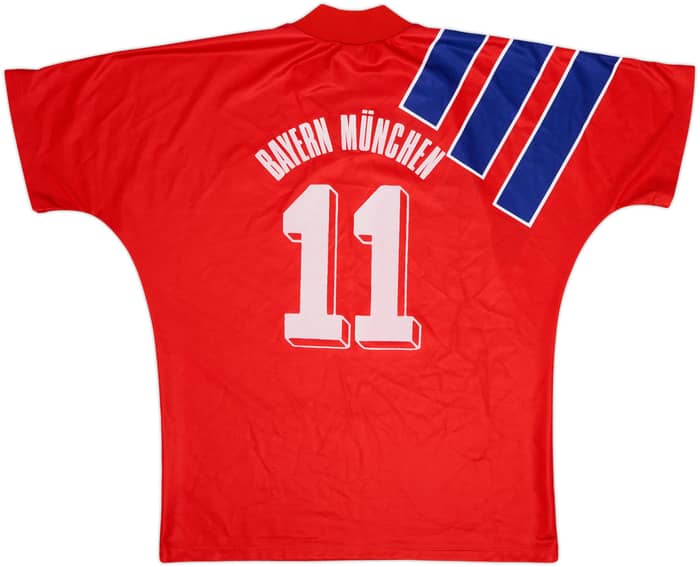 1991-93 Bayern Munich Home Shirt #11 - 8/10 - (XXL)