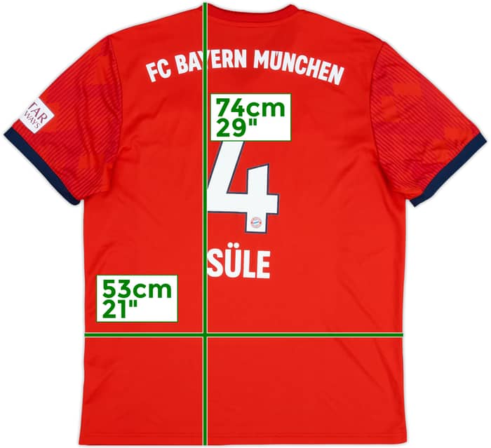 2018-19 Bayern Munich Home Shirt Sule #4 - 9/10 - (L)