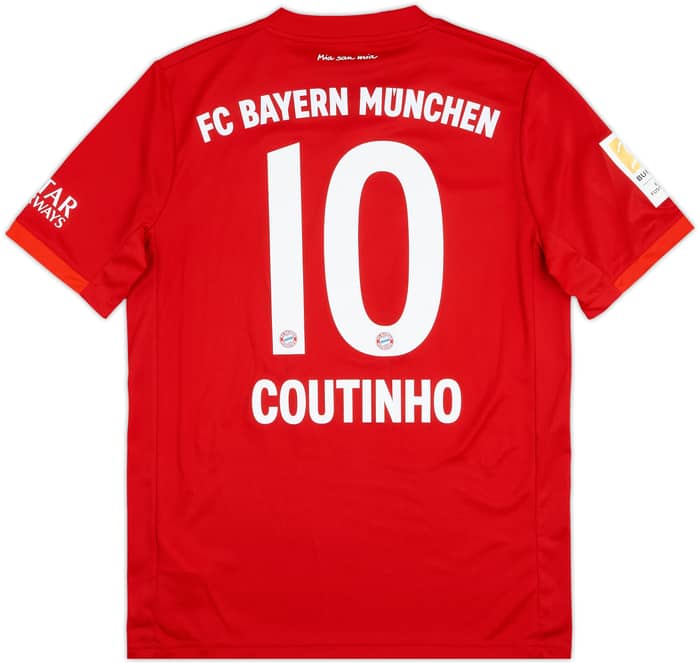 2019-20 Bayern Munich Home Shirt Coutinho #10 - 10/10 - (XL.Boys)