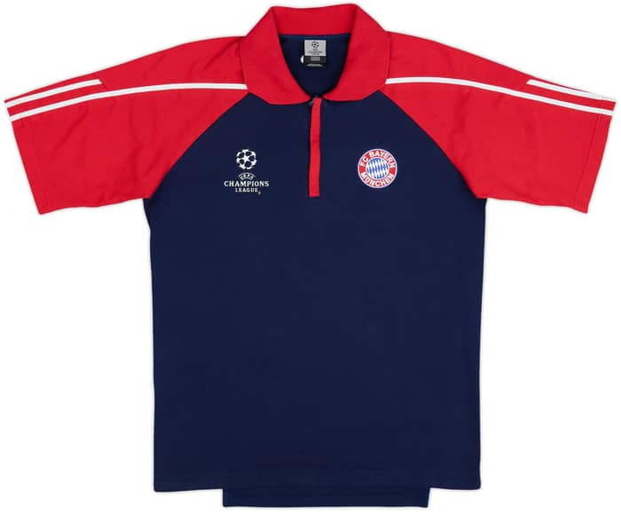 2002-03 Bayern Munich CL adidas 1/4 Zip Polo Shirt - 9/10 - (S)