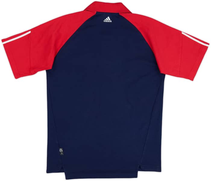 2002-03 Bayern Munich CL adidas 1/4 Zip Polo Shirt - 9/10 - (S)