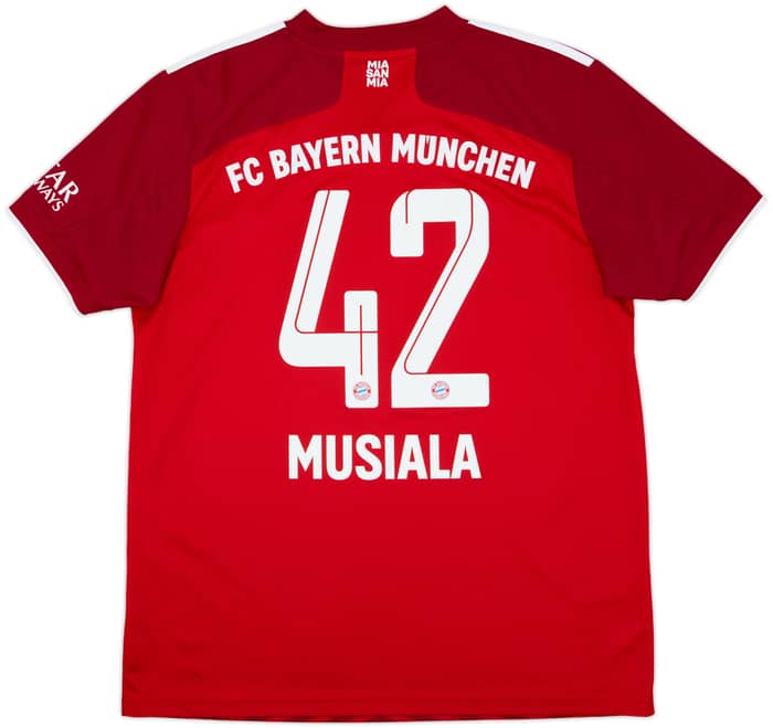 2021-22 Bayern Munich Home Shirt Musiala #42 - 10/10 - (L)