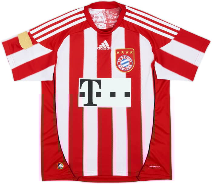 2010-11 Bayern Munich Home Shirt Van Buyten #5 - 7/10 - (L.Boys)