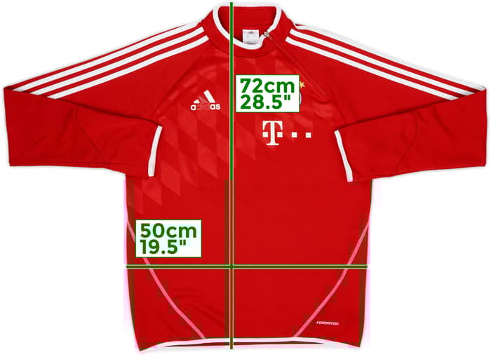 2013-14 Bayern Munich adidas Formotion 1/4 Zip Drill Top - 4/10 - (M)