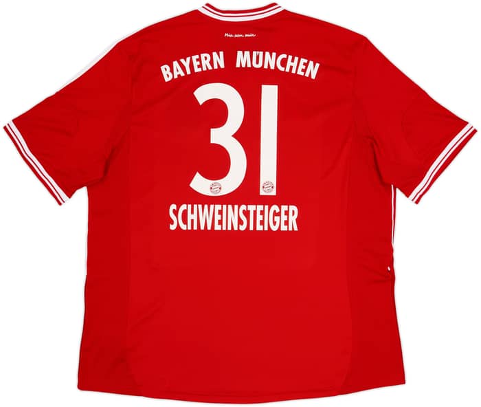 2013-14 Bayern Munich Home Shirt Schweinsteiger #31 - 8/10 - (XXL)