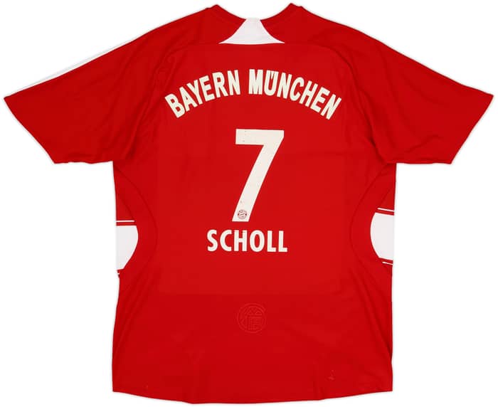 2007-08 Bayern Munich Home Shirt Scholl #7 - 5/10 - (XL.Boys)