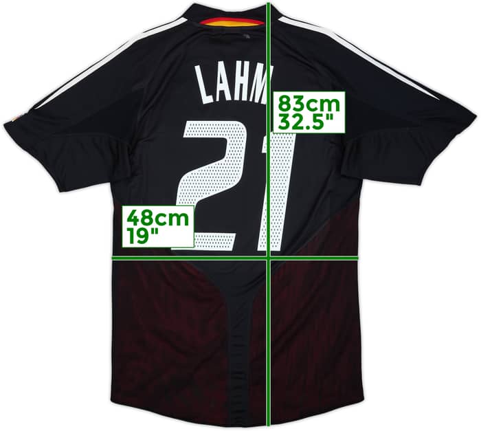 2004-06 Germany Away Shirt Lahm #21 - 8/10 - (M)