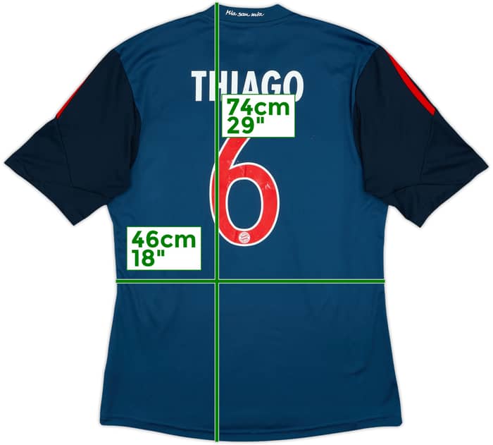 2013-14 Bayern Munich Third Shirt Thiago #6 - 6/10 - (M)