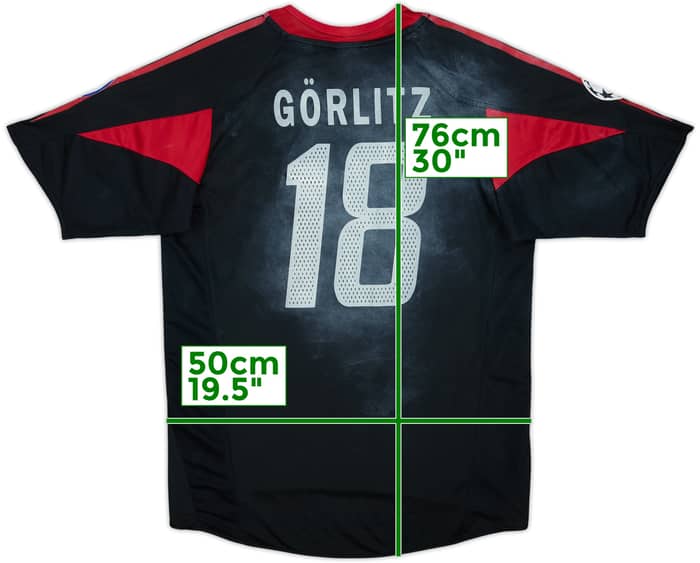 2004-05 Bayern Munich CL Shirt Gorlitz #18 - 4/10 - (S)