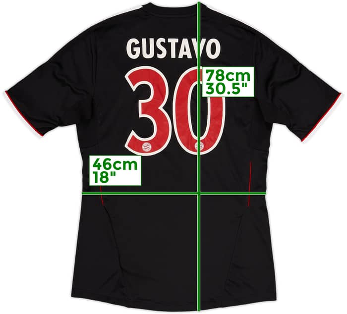2011-12 Bayern Munich Third Shirt Gustavo #30 - 8/10 - (M)