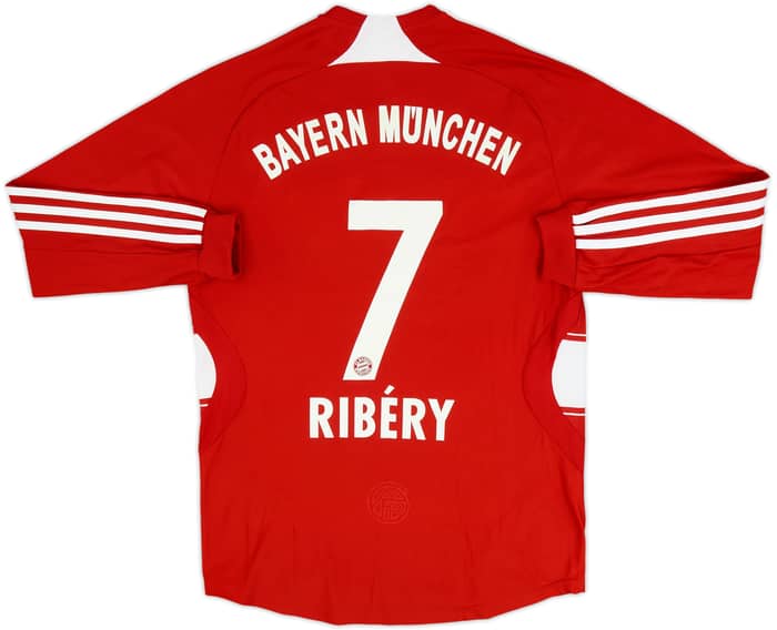 2007-08 Bayern Munich Home L/S Shirt Ribery #7 - 7/10 - (S)