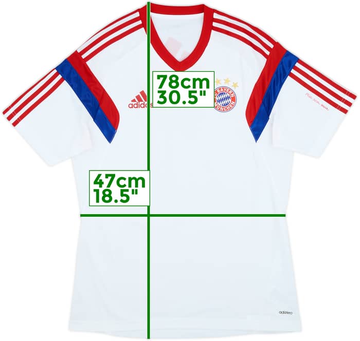 2014-15 Bayern Munich adidas Training Shirt - 8/10 - (M)