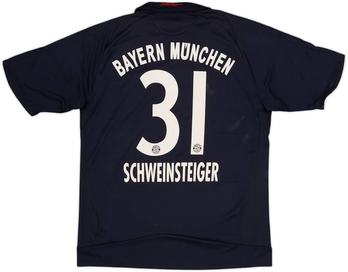 2008-09 Bayern Munich Away Shirt Schweinsteiger #31 - 8/10 - (XL.Boys)