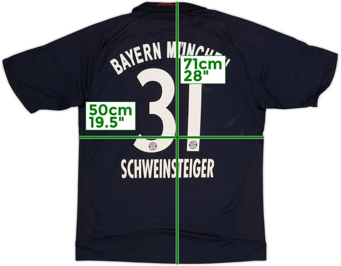 2008-09 Bayern Munich Away Shirt Schweinsteiger #31 - 8/10 - (XL.Boys)