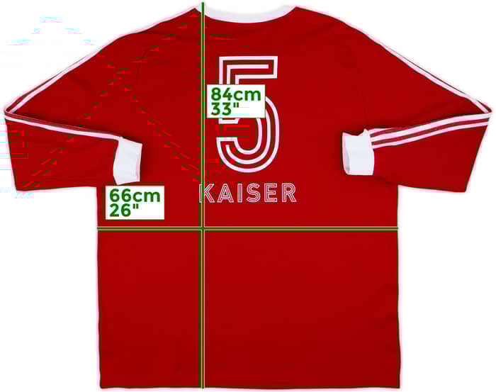 2020-21 Bayern Munich adidas L/S Icons Tee - 7/10 - (XXL)