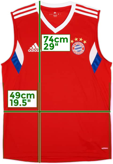 2014-15 Bayern Munich adidas Training Vest - 10/10 - (M)