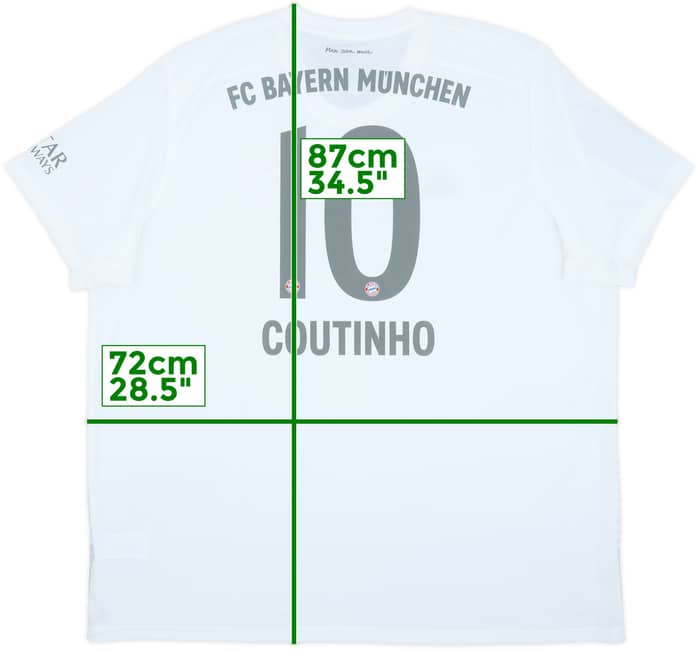 2019-20 Bayern Munich Away Shirt Coutinho #10 (3XL)