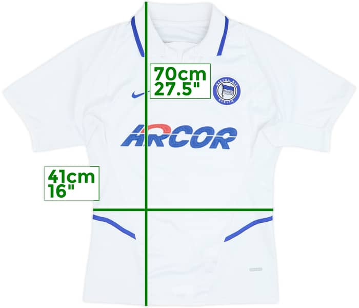 2002-04 Hertha Berlin Away Shirt - 8/10 - (XL.Boys)