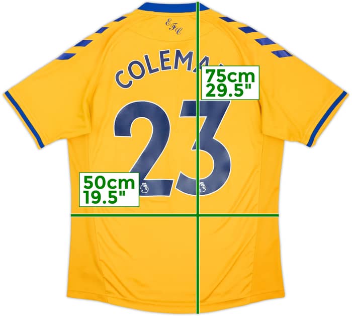2020-21 Everton Away Shirt Coleman #23 - 5/10 - (L)