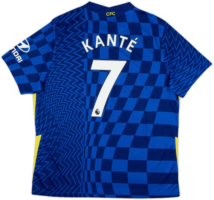 2021-22 Chelsea Home Shirt Kante #7 - 9/10 - (XL)