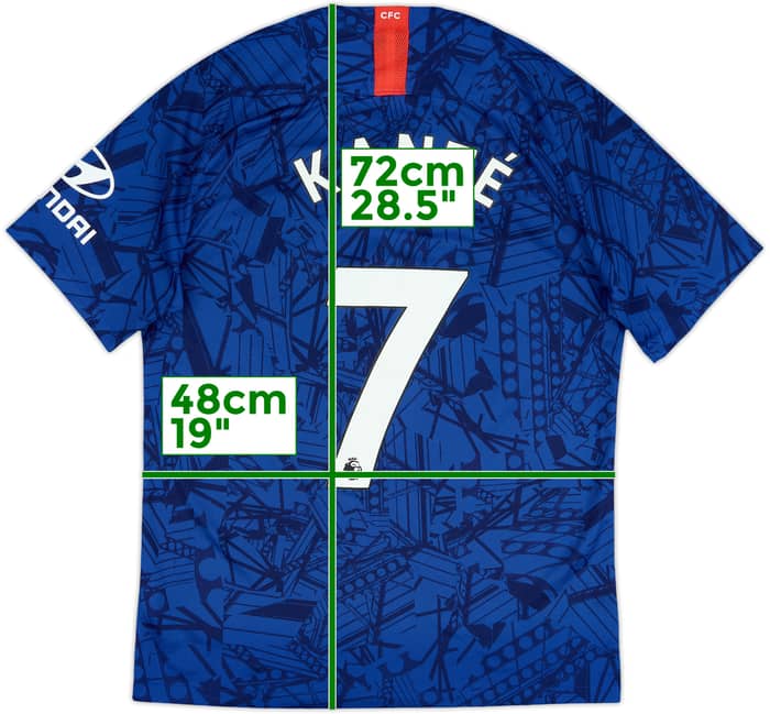 2019-20 Chelsea Home Shirt Kante #7 - 7/10 - (M)