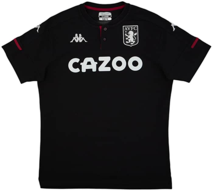 2020-21 Aston Villa Kappa Polo Shirt - 8/10 - (XL)