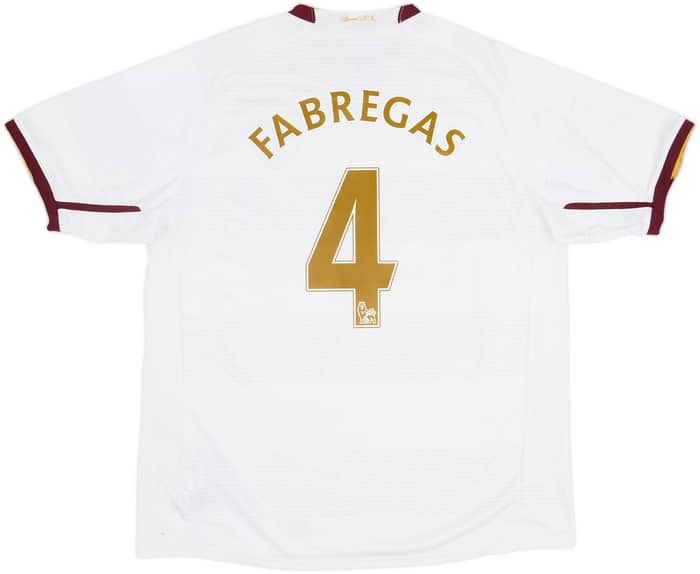 2007-08 Arsenal Away Shirt Fabregas #4 - 7/10 - (XL)
