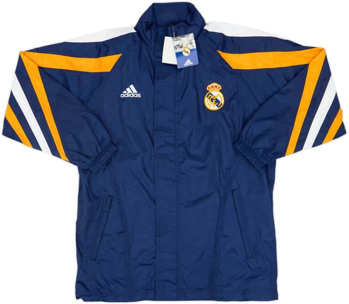 1998-99 Real Madrid adidas Hooded Rain Jacket (XL.Boys)