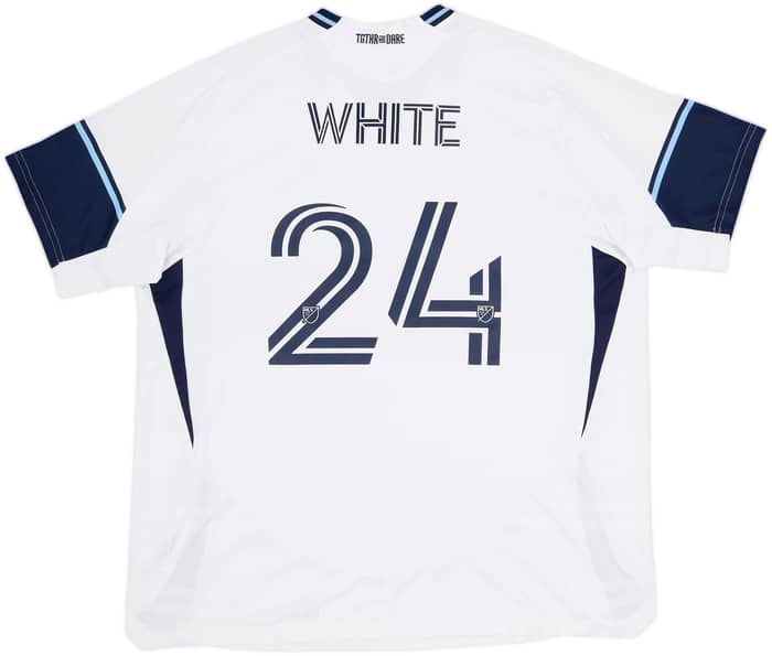 2025-26 Vancouver Whitecaps Authentic Home Shirt White #24 - 8/10 - (XXL)