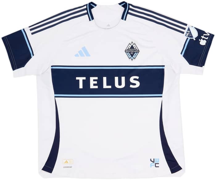 2025-26 Vancouver Whitecaps Authentic Home Shirt White #24 - 8/10 - (XXL)