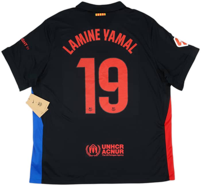 2024-25 Barcelona Away Shirt Lamine Yamal #19 (XXL)