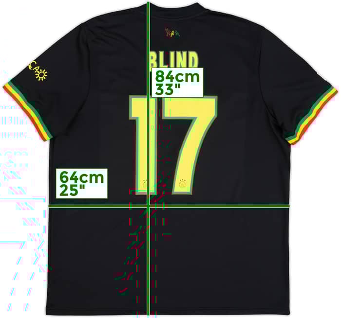 Camiseta de la tercera equipación del Ajax 2021-22 Blind #17 - 9/10 - (XXL)