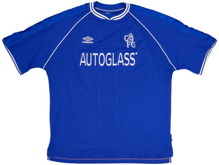 1999-01 Chelsea Home Shirt Hasselbaink #9 - 9/10 - (XXL)