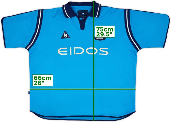 2001-02 Manchester City Home Shirt - 8/10 - (XXL)